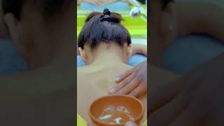 Refreshing Indian Back Massage ASMR  shorts amp Relaxing [upl. by Acisey]