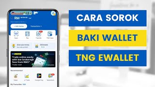 Cara Sorok Jumlah Baki TNG Atau Hide GO amp eWallet Balance Di Paparan Utama Touch N Go eWallet Anda [upl. by Singleton]