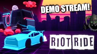 Roguelike CyberDriving Demo 🚗🚓🪩 Riot Ride Stream [upl. by Rox195]