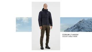 Arcteryx  Cerium LT Hoody Mens  Colbalt Moon [upl. by Rahel]