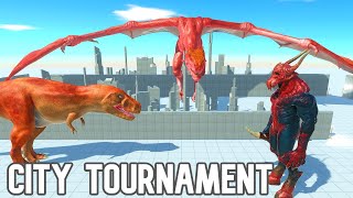 CITY TOURNAMENT in animal revolt battle simulator  animal revolt tournament  strategy moon [upl. by Tyler]