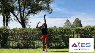 ACES Volleyball SchoolTutorial Serving for Beginners The Toss [upl. by Ginevra390]