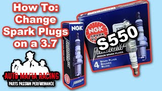 How To Install Spark Plugs on a 1517 37 V6 Mustang Cyclone [upl. by Lessur]