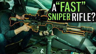 Can You Shoot a 17lb Sniper Rifle Up Close Fast [upl. by Acebber]