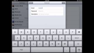 HotmailOutlookLive Email Setup on iPadiPhone [upl. by Melar]