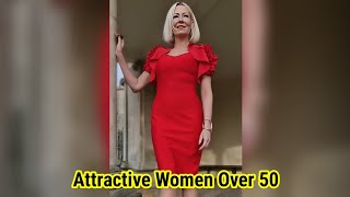 Over 50 Attractive Older Women Fashion 613 [upl. by Sirac594]