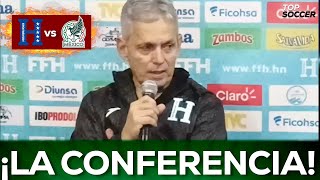 🚨¡APENADO REINALDO RUEDA DT DE HONDURAS SE DISCULPA CON JAVIER AGUIRRE Y SELECCIÓN MEXICANA [upl. by Glantz]