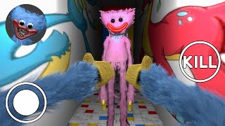 NEW What if I Become HUGGY WUGGY and Kill KISSY MISSY in Poppy Playtime Chapter 3 Garrys Mod [upl. by Animor562]