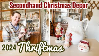 ✨🎄Vintage Christmas Thrifting  THRIFTMAS 2024 🎅🏻 [upl. by Mrots]