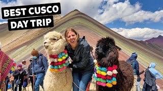 Trip to Rainbow Mountain Vinicunca Peru 17000 Ft Elevation [upl. by Leiso]