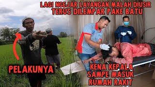 KEJADIAN HARI INI SANI LAGI NGEJAR LAYANGAN MALAH ADA YANG NGUSIR TERUS DILEMPAR PAKE BATU [upl. by Enneicul]