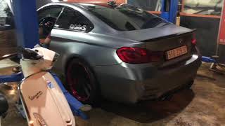 BMW 428i Stage 1 Crackle Map Flame in VietNam [upl. by Atirak758]