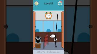 Stickman Theif Puzzle Game 😮 Level 5  gaming shorts [upl. by Huxham]