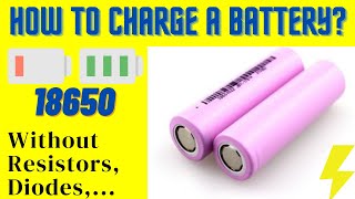 How to Charge 18650 battery with Phone Charger  Without BMS  18650 Battery Charger  DIY Charger [upl. by Adelia]