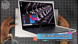 DELL PRECISION 5540  4K OLED TOCHSCREEN  I79850H  16 GB DDR4  SSD NVME 256 GB  QUADRO T1000 [upl. by Tebazile]