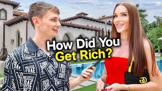 Asking Millionaires How They Got RICH Miami [upl. by Nymassej]