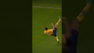 Zlatan Insane bicycle kick😱zlatan [upl. by Annaitsirk]