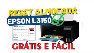 reset impressora epson L3150 2024 gratis e fácil [upl. by Lytle560]