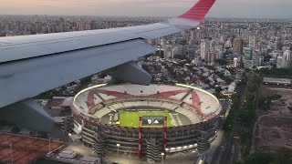 Aterrizaje en Aeroparque Buenos Aires Argentina [upl. by Anett]