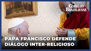 PAPA DEFENDE DIÁLOGO INTERRELIGIOSO PARA LUTAR CONTRA EXTREMISMO [upl. by Mecke343]