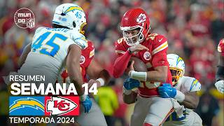 Los Angeles Chargers vs Kansas City Chiefs  Resumen en español  Semana 14  NFL Highlights 2024 [upl. by Waltner]