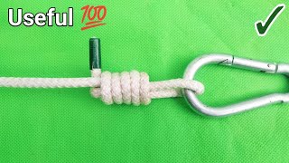 2 Knots That Use in daily life rope knotskills [upl. by Araid]