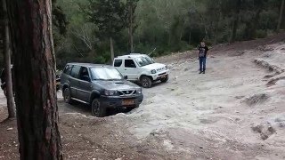 nissan terrano vs suzuki jimny [upl. by Ecnerolf]