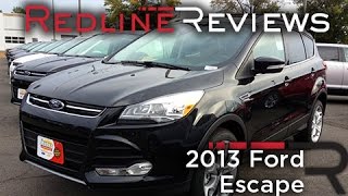 2013 Ford Escape Titanium Walkaround Review and Test Drive [upl. by Adnirem187]