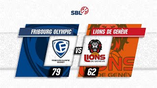 Fribourg Olympic vs Lions de Genève  Game Highlights [upl. by Haroppiz]