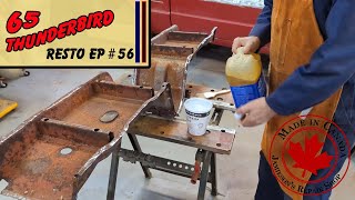 Phosphoric Acid Rust Removal  65 Thunderbird Convertible Ep 56 [upl. by Eveivenej]