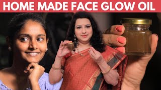 Instantஆ Face amp Neck Bright ஆக இந்த Oil Apply பண்ணுங்க  Vasundhara Tips  Homemade Face Glow Oil [upl. by Ahsiekyt]