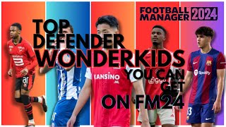 Top 5 Wonderkids Defenders That you can Get In Football Manager 2024  Low Transfer Budget [upl. by Alexandra]