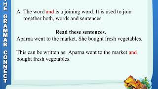 Joining Words  Conjunctions  Grammar for Class 2 [upl. by Ecnadnac]