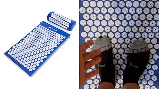 ProsourceFit Acupressure Mat and Pillow Set Review [upl. by Llerroj]