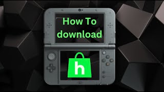 How to download the hShop for the Nintendo 3DS in 2024 [upl. by Kalie842]