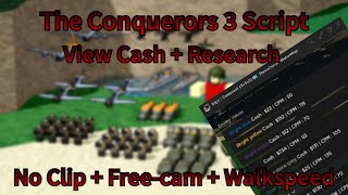 The Conquerors 3 Script Showcase  View Cash  Research  More [upl. by Krucik]