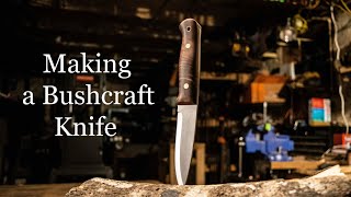 Making a Knife The Bushcraft Woodlore Clone [upl. by Moses]