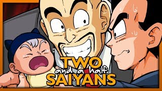 DragonShortZ Episode 1 Two and a Half Saiyans  TeamFourStar TFS [upl. by Cordeelia]