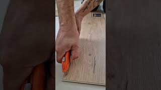 Durchgehende Verlegung von Vinylboden ohne Übergansgsschienen diy holzwerken woodworking [upl. by Elleinod]