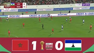 Maroc contre Lesotho 10  Éliminatoires AFCON 2025  Résumé de Match [upl. by Karilla]