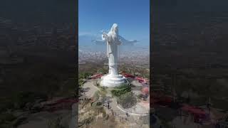 CRISTO de la CONCORDIA  Cochabamba Bolivia djidrone dronevideo cochabamba bolivia travel [upl. by Anileve9]