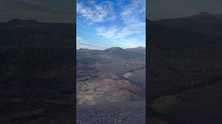 Painted dunes from the top of Cinder Cone volcano [upl. by Parfitt]