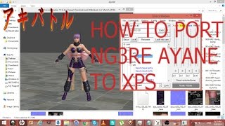 HOW TO PORT NG3RE AYANE TO XPS [upl. by Nickey477]