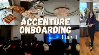 First Day at Accenture Onboarding  Day 1 at Accenture  Being Ananya [upl. by Norrehc]