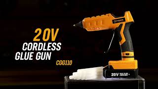 WORKSITE 20V Cordless Hot Melt Glue Gun [upl. by Ilrebma]