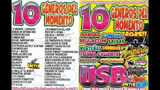 USB 10 GENEROS DEL MOMENTO 2025 AMPARITODiscos Ortiz 2024 [upl. by Uke]