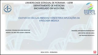 SEMINÁRIO 5  CULTIVO CELULAR E SUAS APLICAÇÕES NA VIROLOGIA MÉDICA [upl. by Eremahs154]