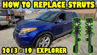 How to replace the struts on a 20132019 Ford Explorer [upl. by Sybille]