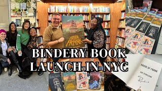 Bindery Launch Event in NYC Vlog [upl. by Joshia]