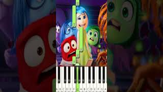 INSIDE OUT 2 MAIN THEME Piano Tutorial Easy [upl. by Annait714]